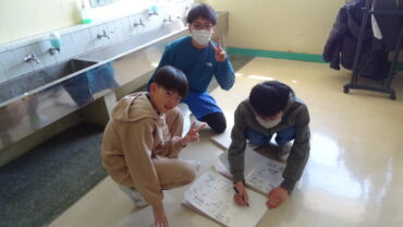 ６年生　サイン交換